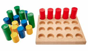 Carlu Brinquedos - Pinos de Encaixe Jogo de Classificação, 4+ Anos, Multicolorido, 1208